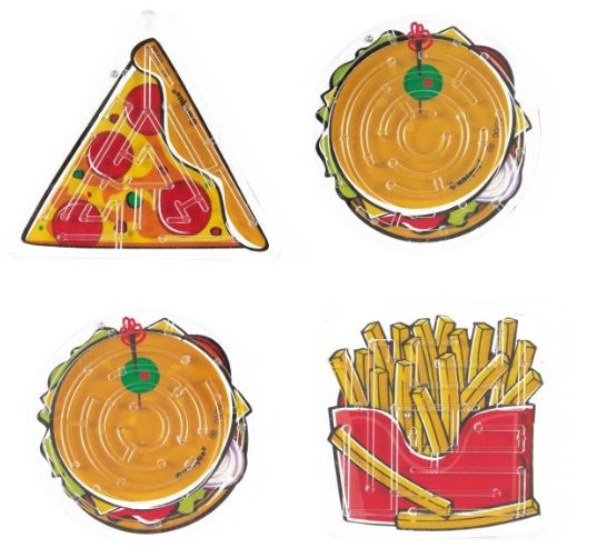 PARTY FAVOR BALL MAZE GAMES 4CT BAG