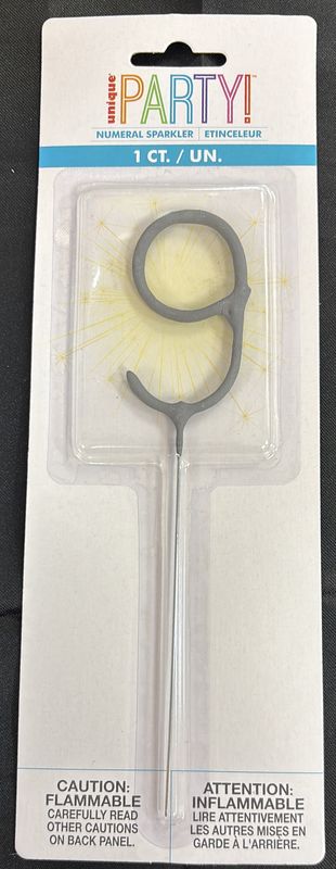 NUMERAL  SPARKLER #9