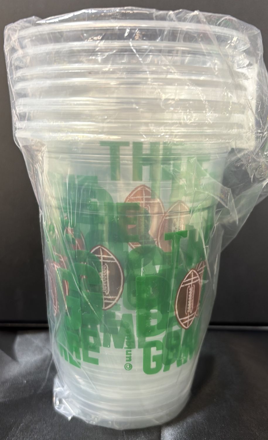 PLASTIC CUPS FOOTBALL