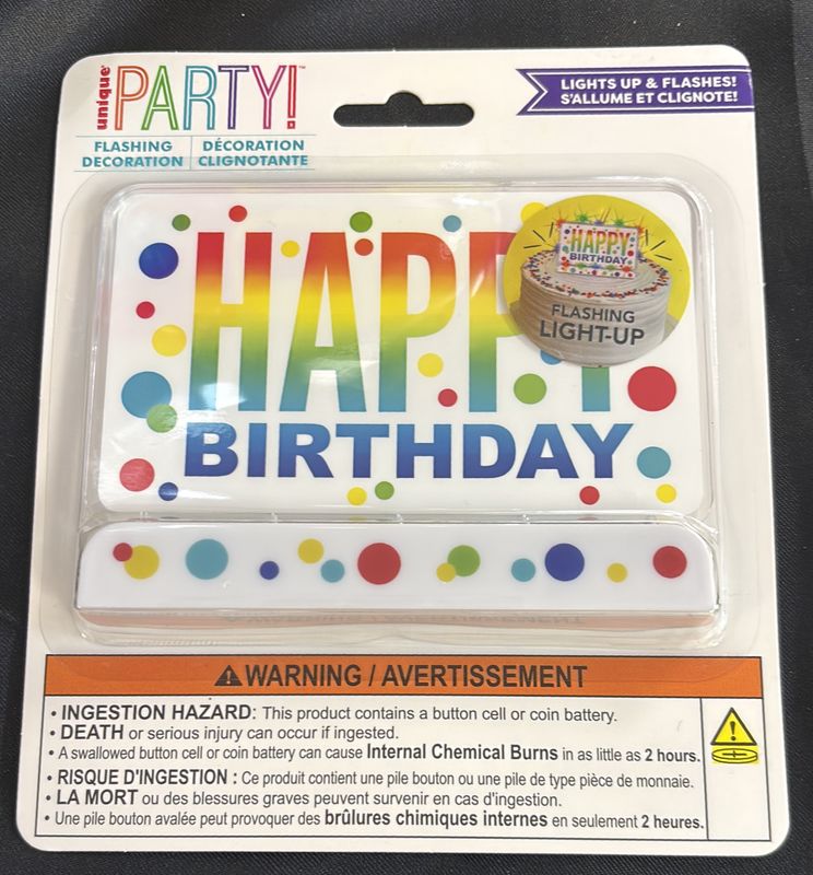 CANDLE FLASHING HB DOTS