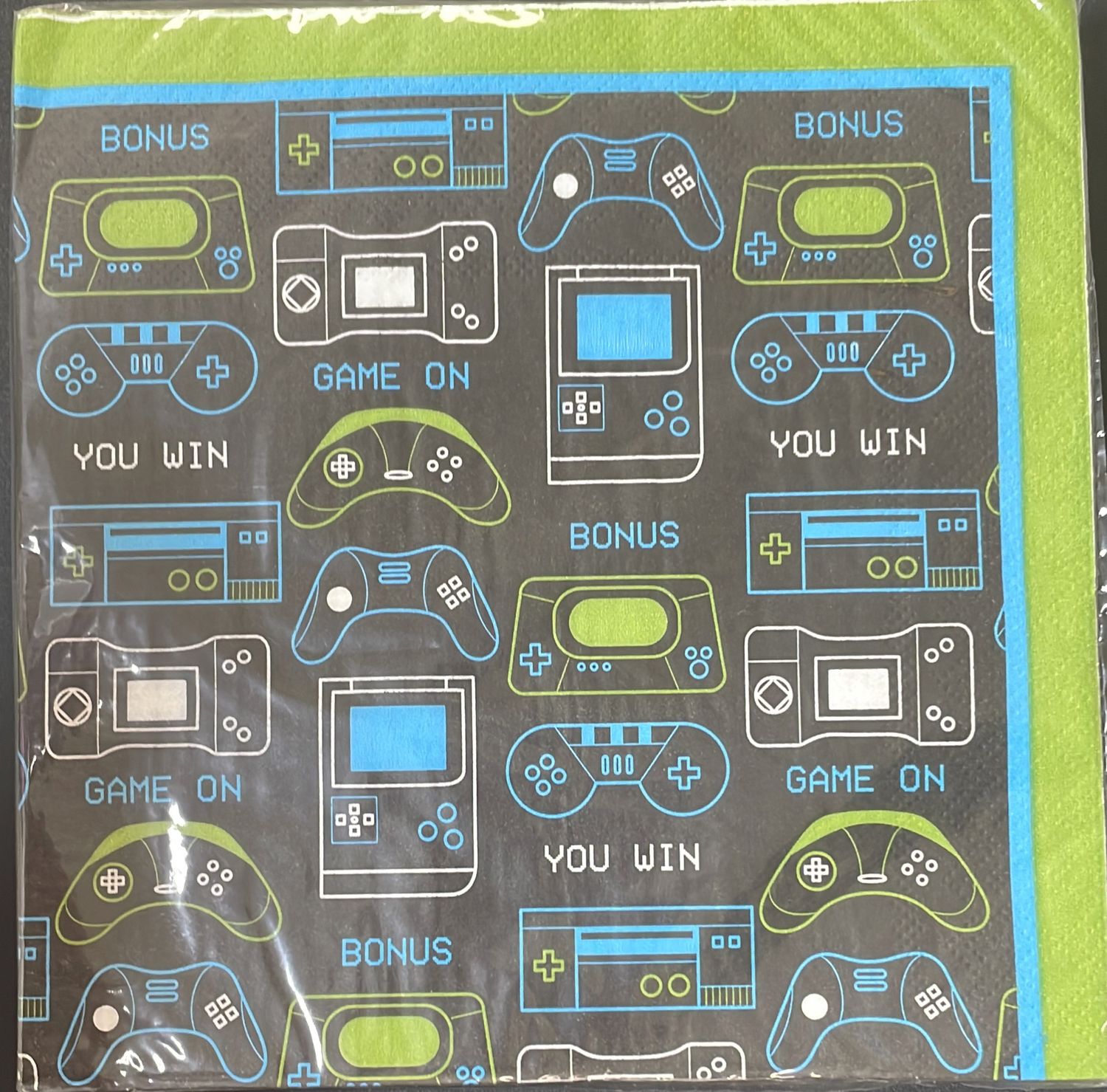 LUNCHEON NAPKIN VIDEOGAME