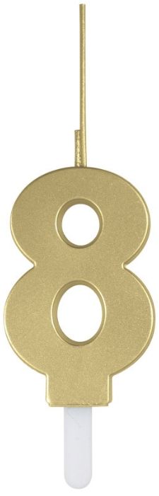 CANDLE SPARKLER GOLD #8