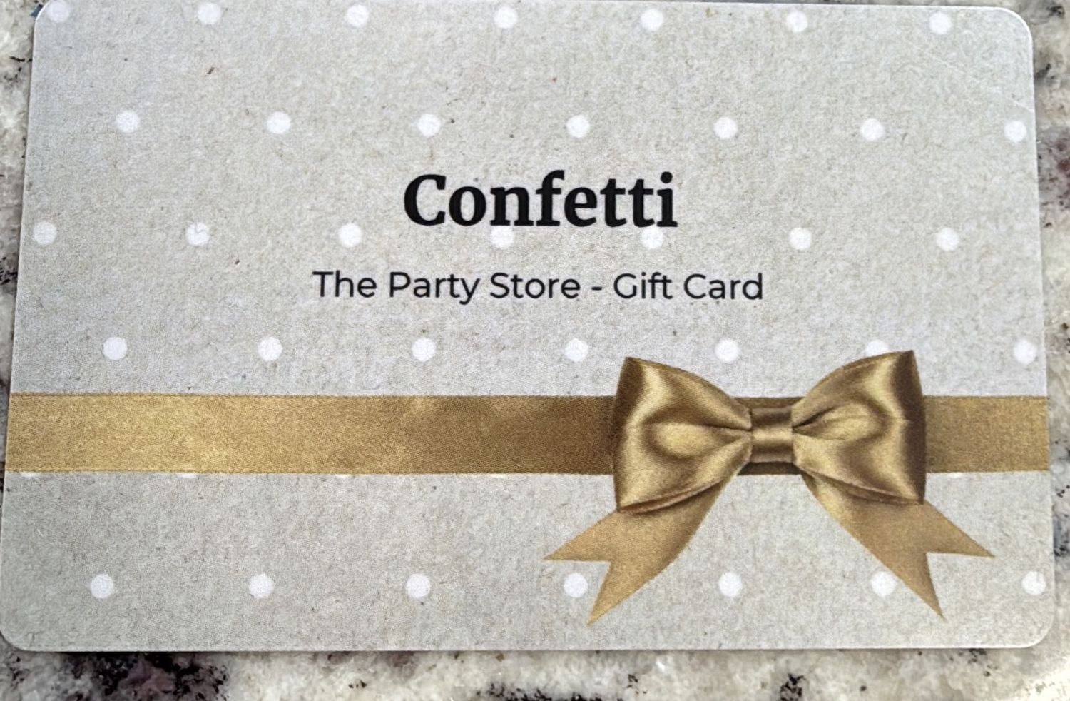 GIFT CARD HOLDER
