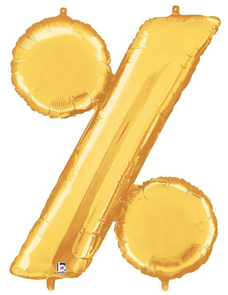 % Gold 40" Balloon