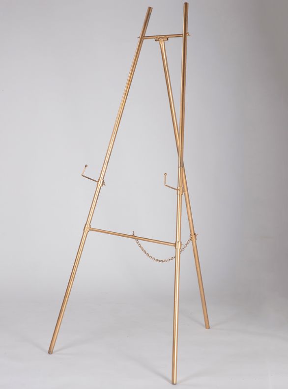 GOLD 60"  DISPLAY METAL EASEL