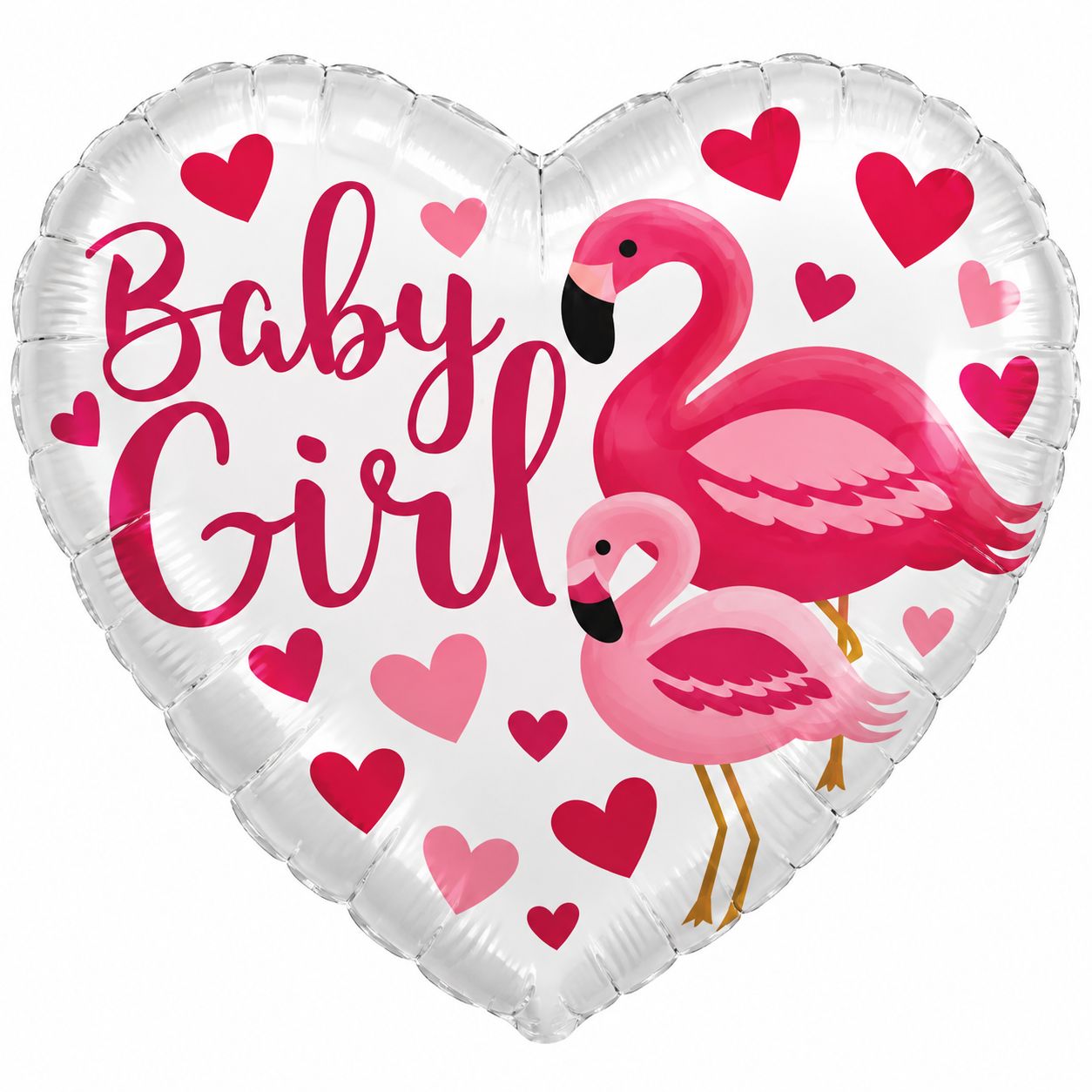 118 Balloon Baby Girl Heart 18"