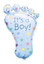 131 BALLOON IT'S A BOY FOOTPRINT