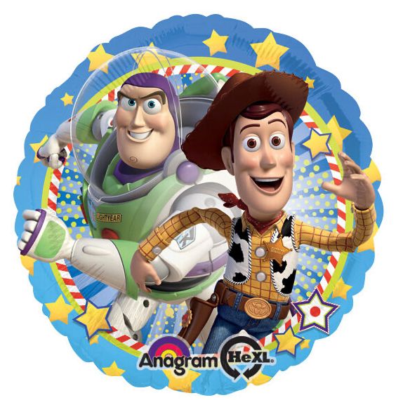 69 BALLOON TOY STORY SMALL WOODY BUZZ