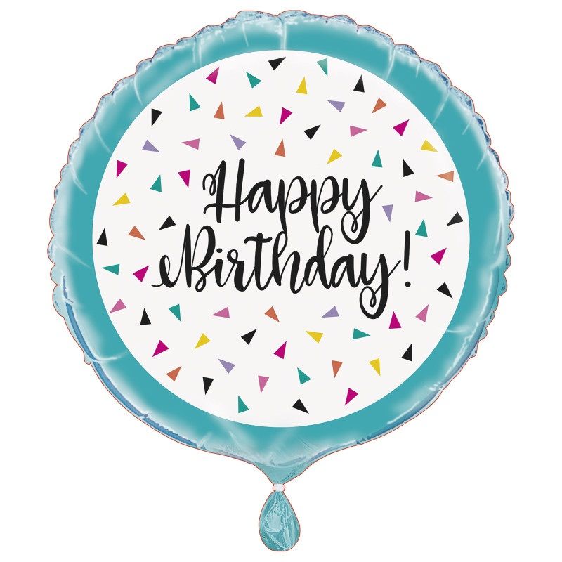 588 Balloon Hbd Confetti