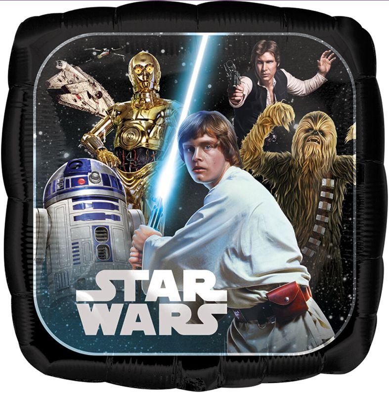 65 BALLOON STAR WARS SMALL