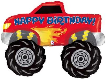 88 BALLOON MONSTER TRUCK LARGE - 2