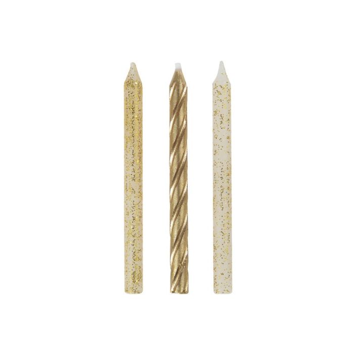 24CT GOLD GLITTER CANDLE