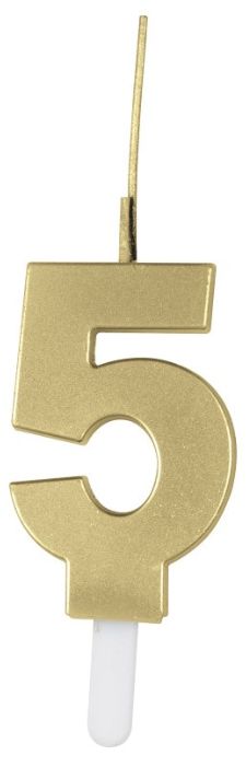 CANDLE SPARKLER GOLD #5