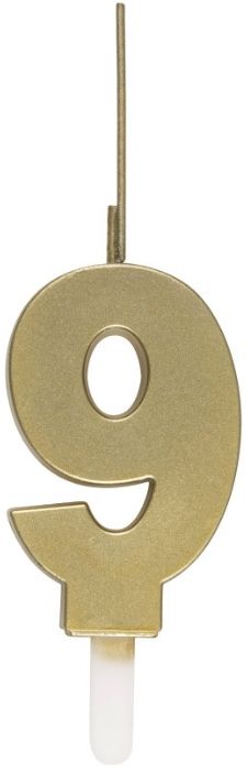 CANDLE SPARKLER GOLD #9