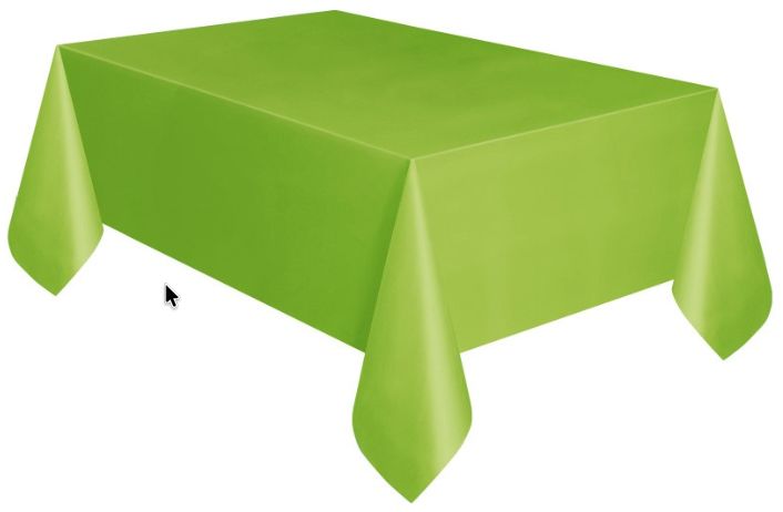 LIME GREEN TABLE COVER