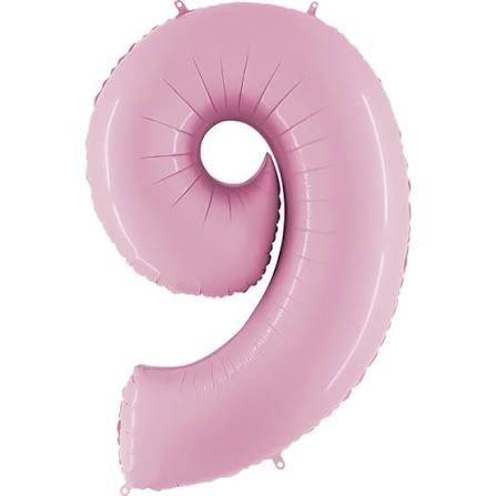 9 Pink 40" Number Balloon
