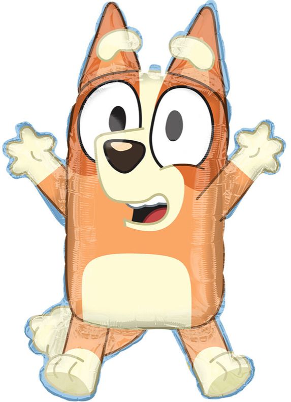 90 BALLOON BLUEY LARGE BINGO