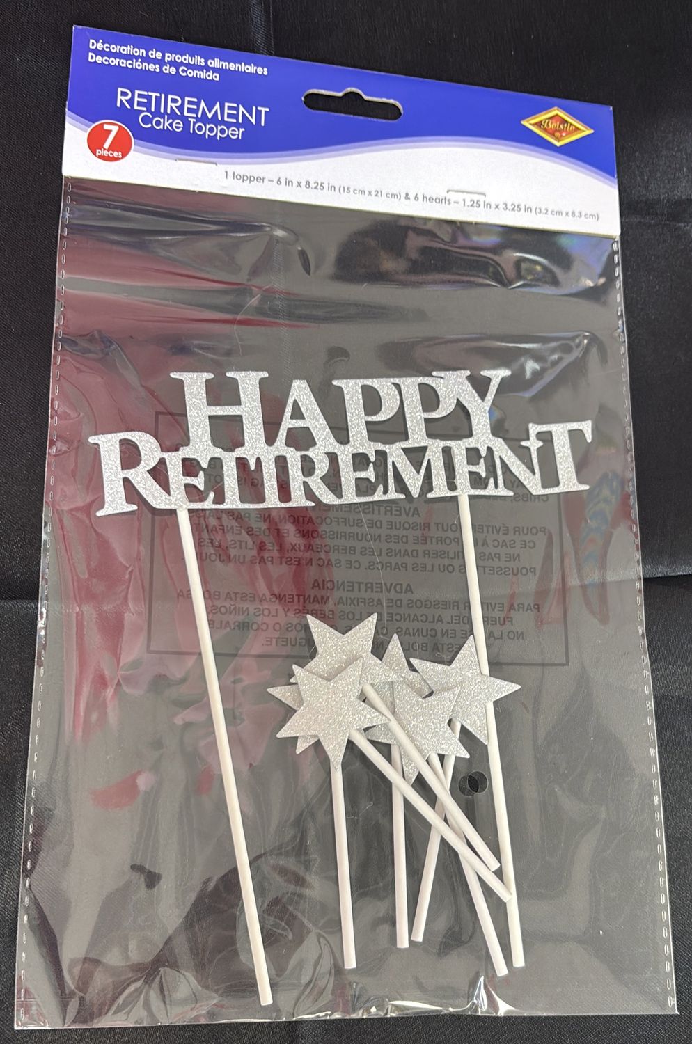 RETIREMENT CAKE TOPPER