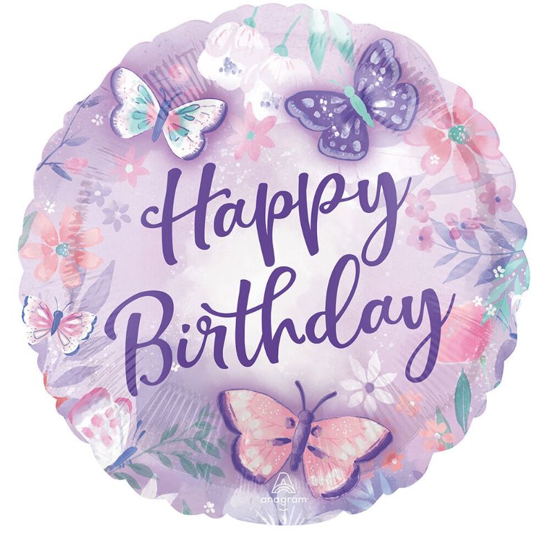 560 BALLOON HBD BUTTERFLY