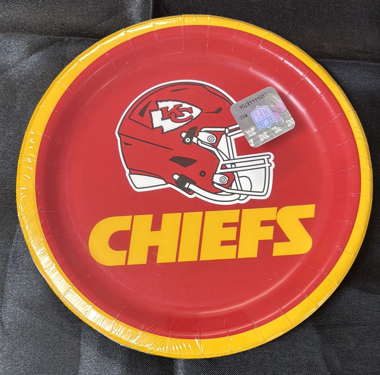 KANSAS CITY CHIEFS NFL SM PLATE