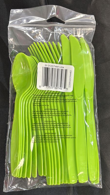Fresh Lime Mixed Cutlery