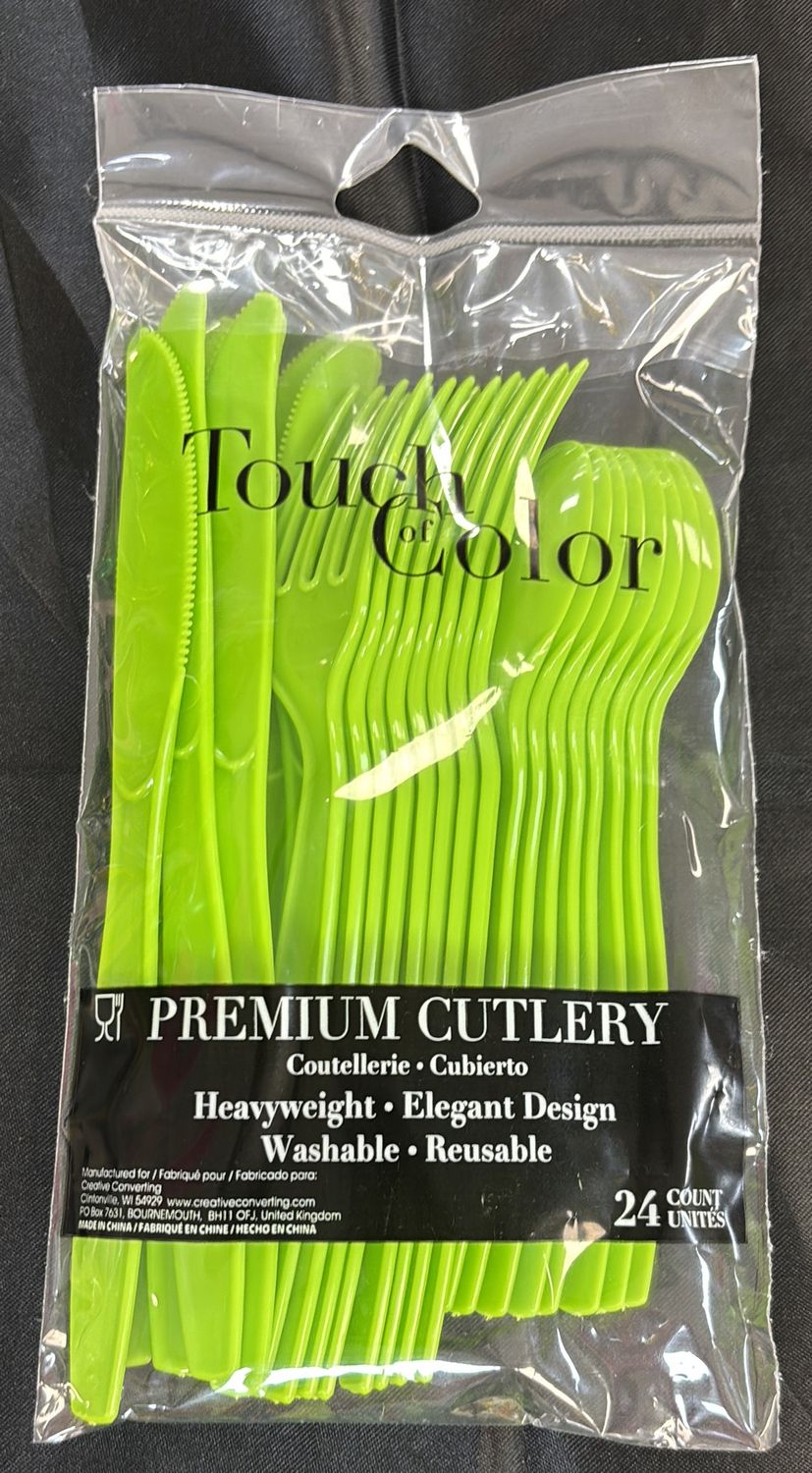 FRESH LIME MIXED CUTLERY