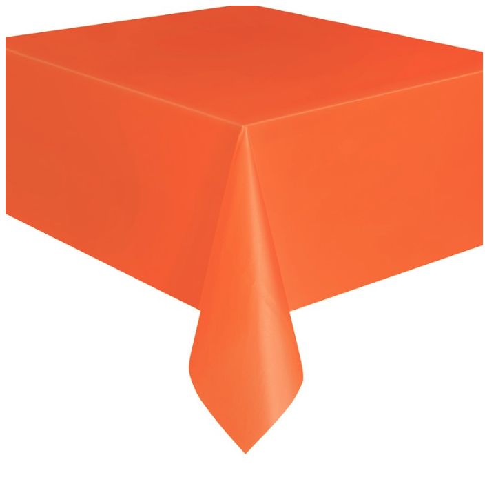 Pumpkin Orange Table Cover 54" X 108"