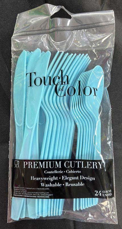 BERMUDA BLUE MIXED CUTLERY