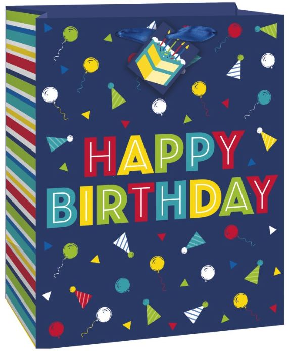 GIFT BAG PEPPY BDAY LARGE