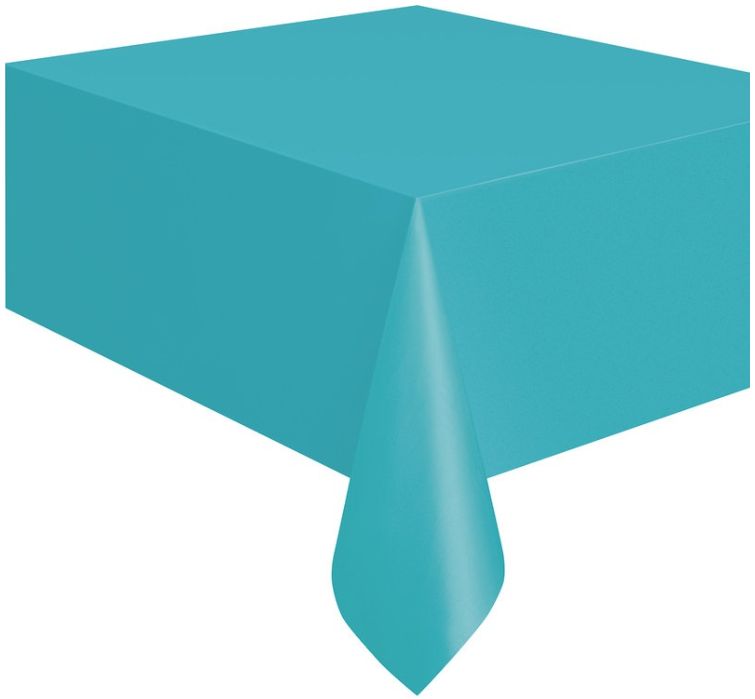 TERRIFIC TEAL TABLE COVER