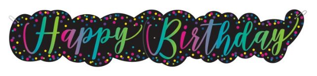 GIANT- HAPPY BIRTHDAY BANNER 4.47FT