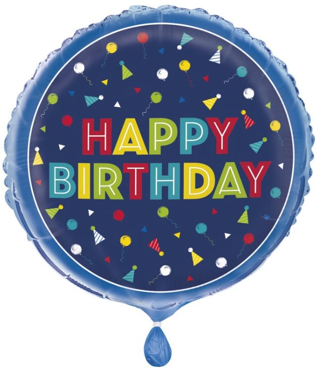 620 BALLOON HBD PREPPY BIRTHDAY