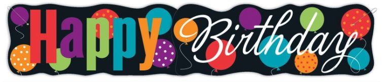 BANNER GIANT HAPPY BIRTHDAY