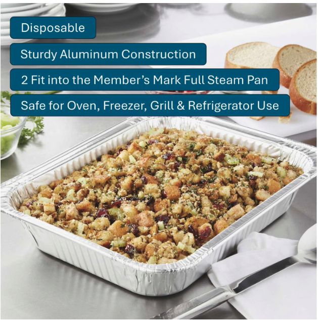 HALF SIZE DEEP FOIL PANS