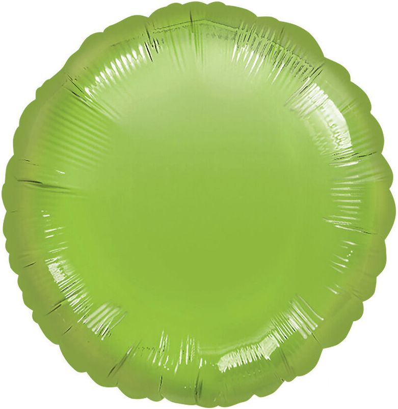 ROUND R8 LIME GREEN BALLOON