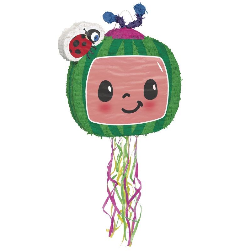 Cocomelon Shaped Drum Pull Pinata