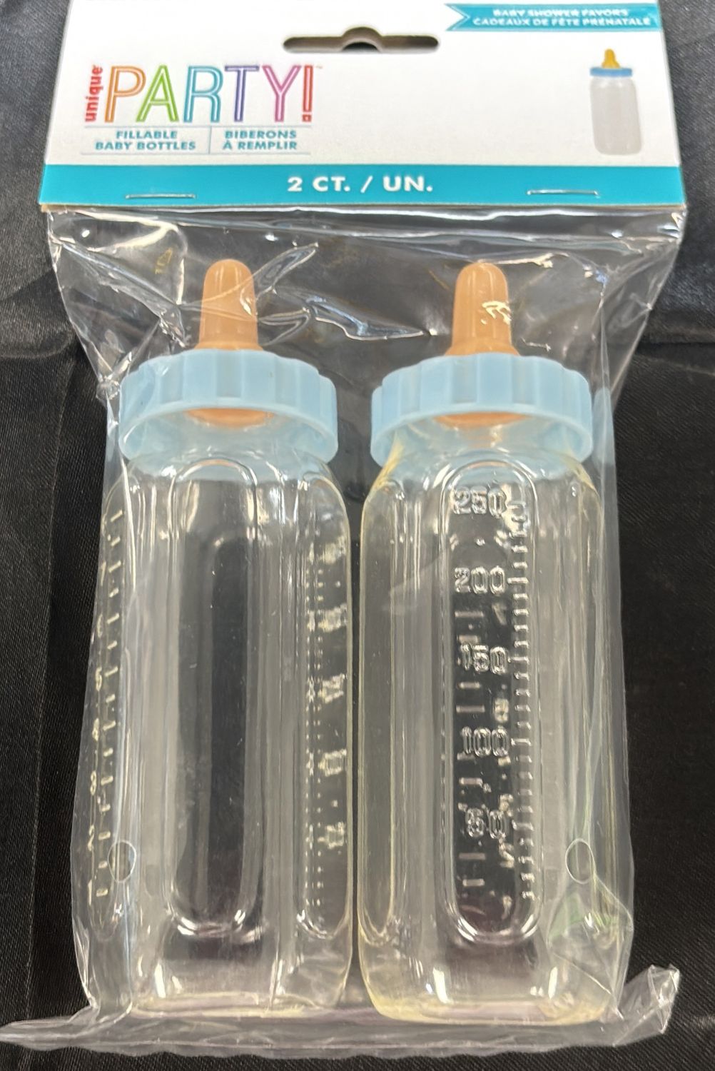 BABY SHOWER FAVORS BLUE BOTTLE 2CT