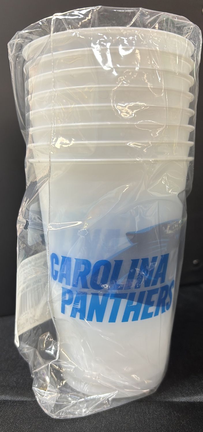 CAROLINA PANTHERS NFL PLASTIC CUPS