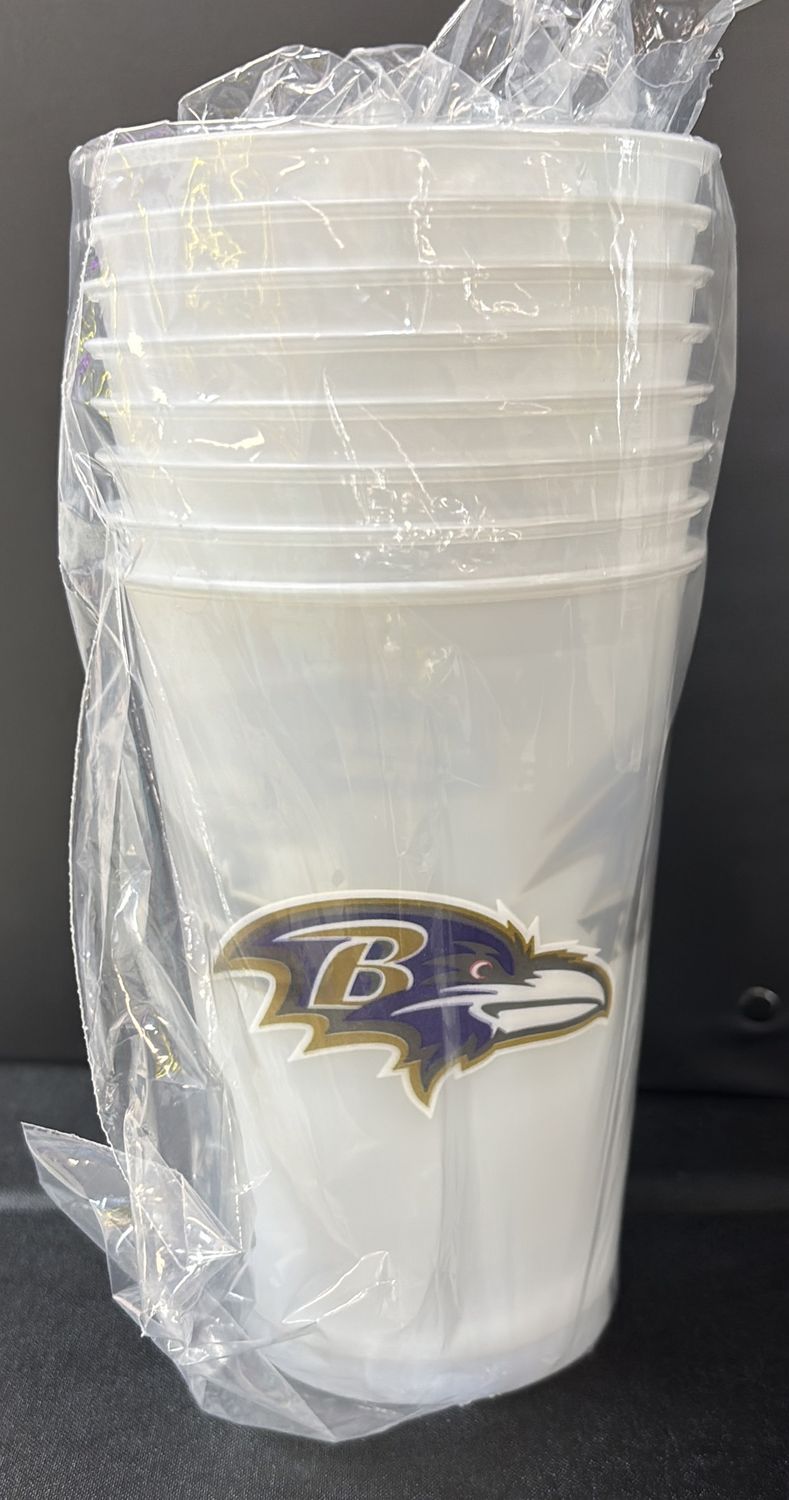 BALTIMORE RAVENS NFL PLASTIC CUPS