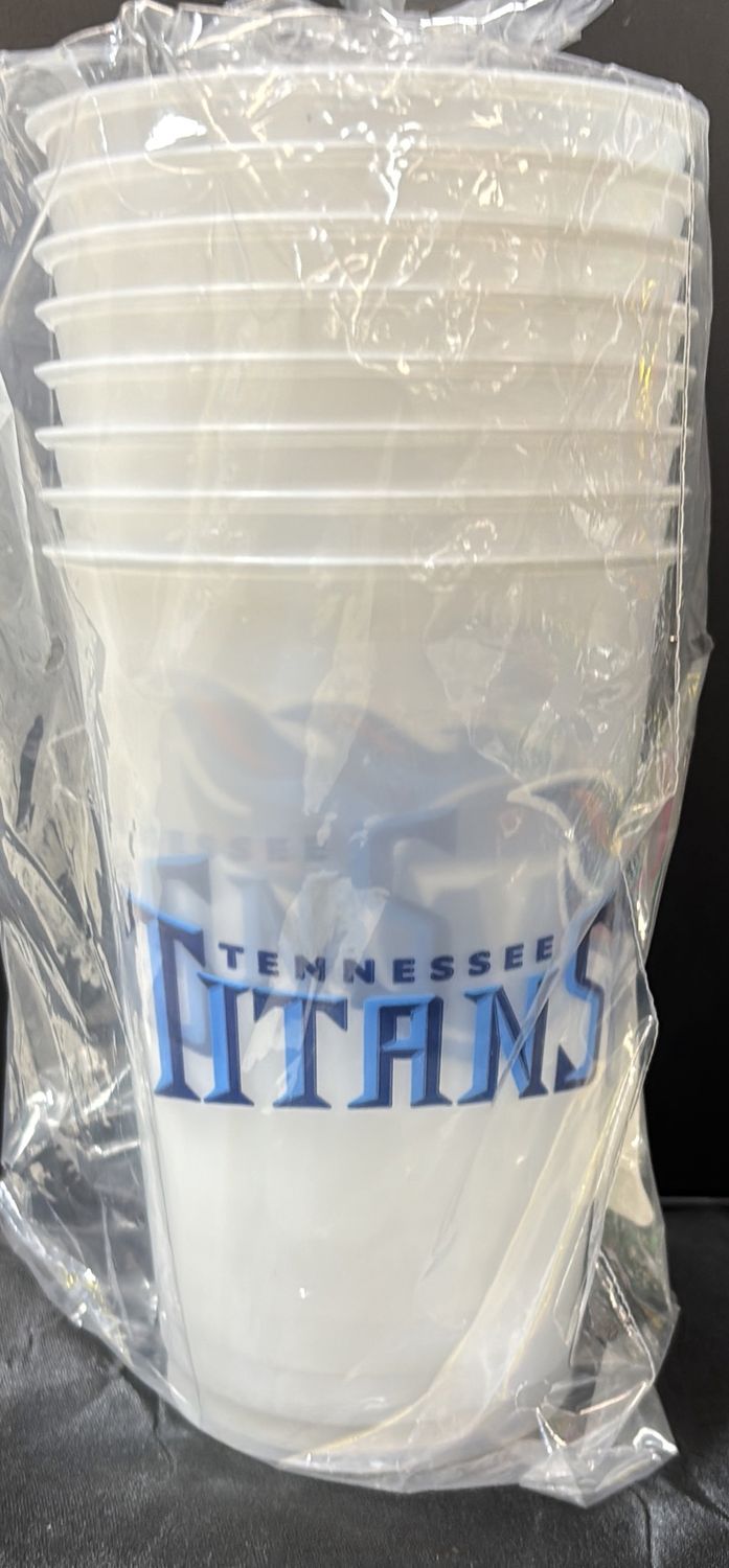 TENNESSEE TITANS NFL PLASTIC CUPS