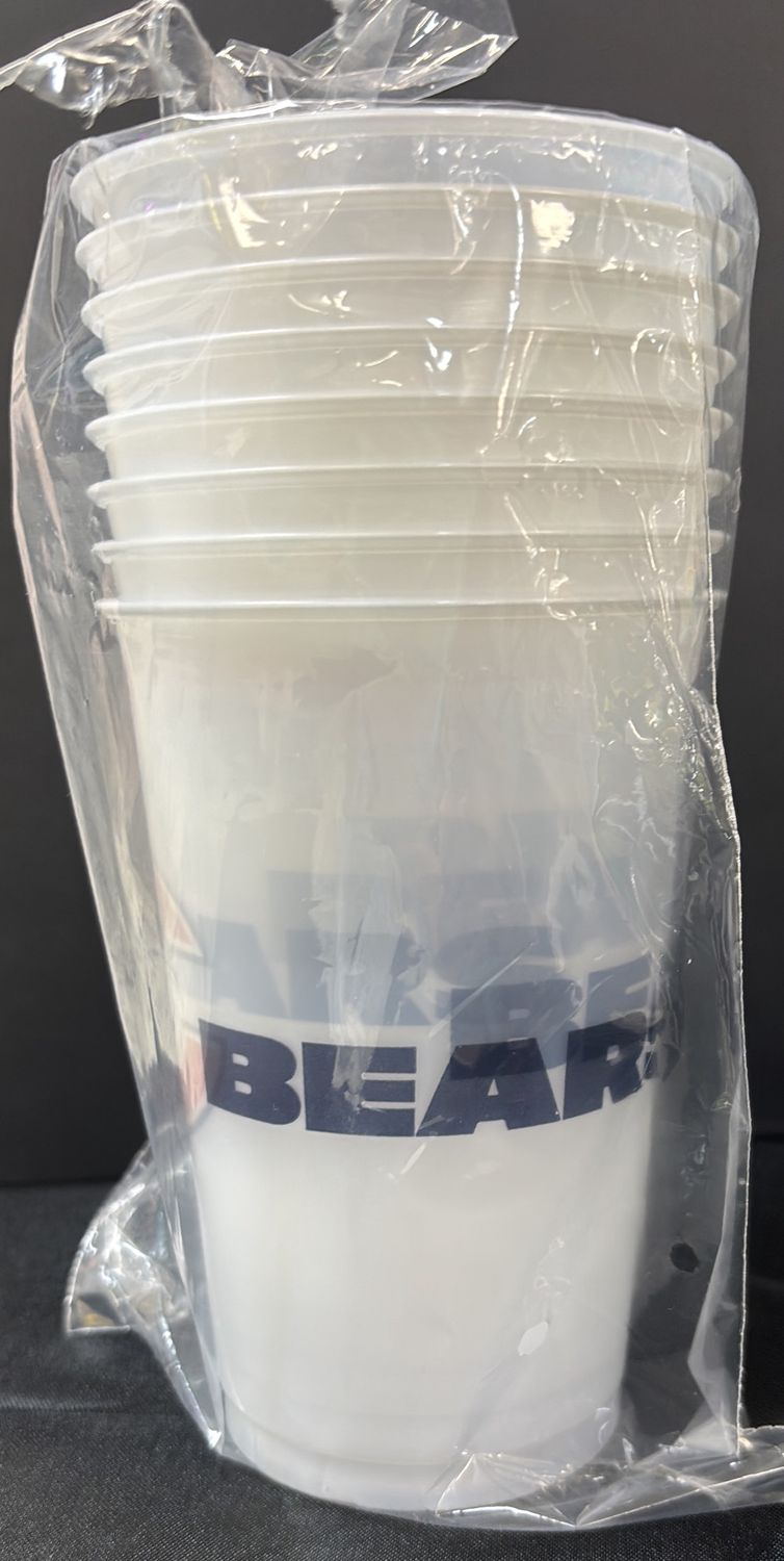CHICAGO BEARS NFL PLASTIC CUPS