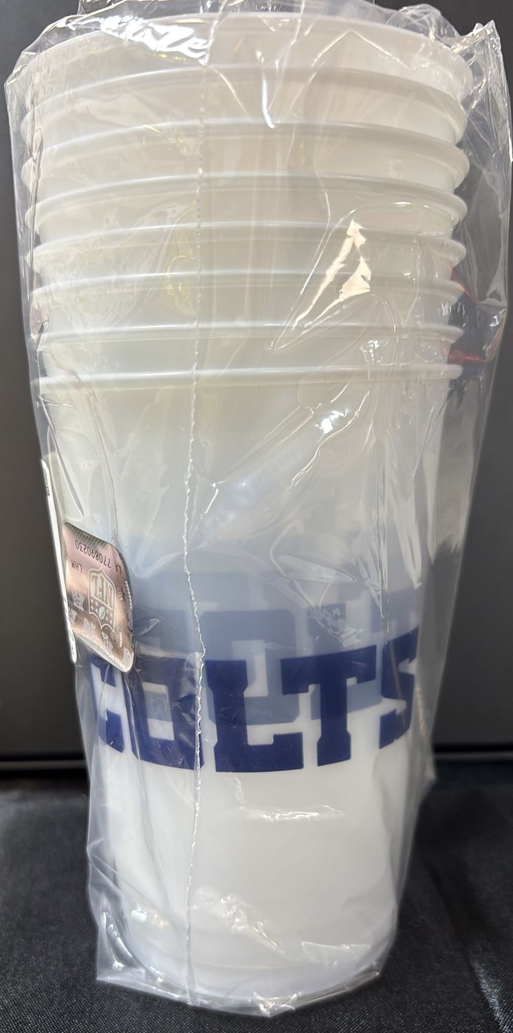 INDIANAPOLIS COLTS NFL PLASTIC CUPS