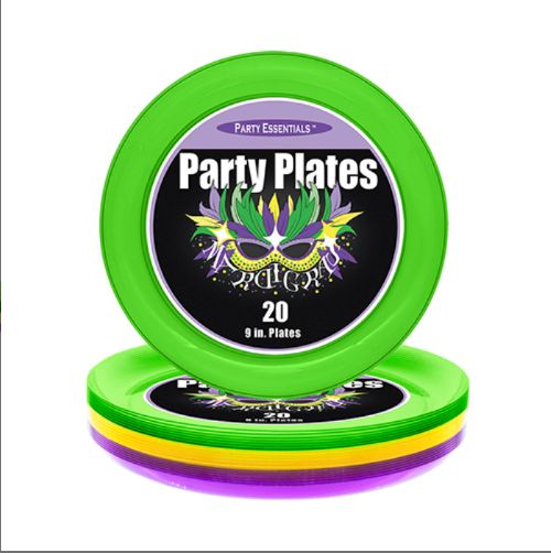 Mardi Gras Party Plate 20Ct