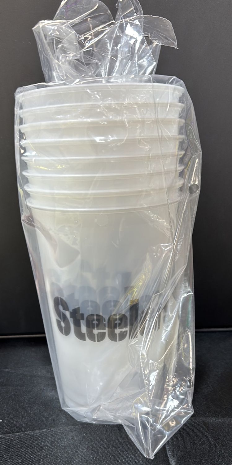 PITTSBURGH STEELERS NFL PLASTIC CUPS