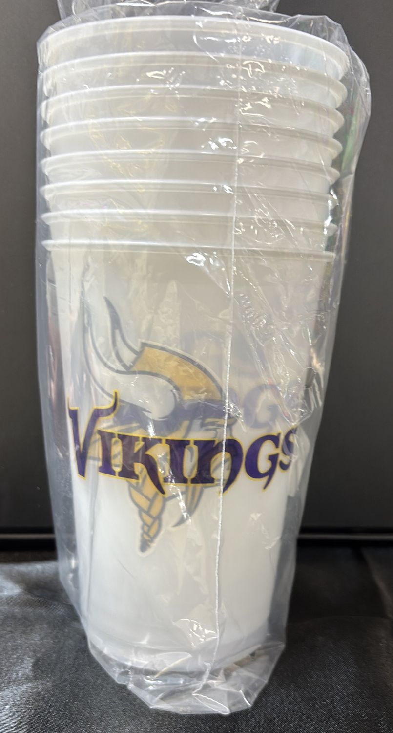 MINNESOTA VIKINGS NFL PLASTIC CUPS