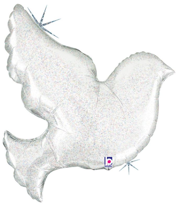 34" PEARL WHITE DOVE