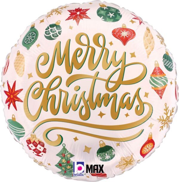 Satin Christmas Vintage Ornaments 18"