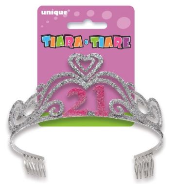 21ST BIRTHDAY GLITTER TIARA