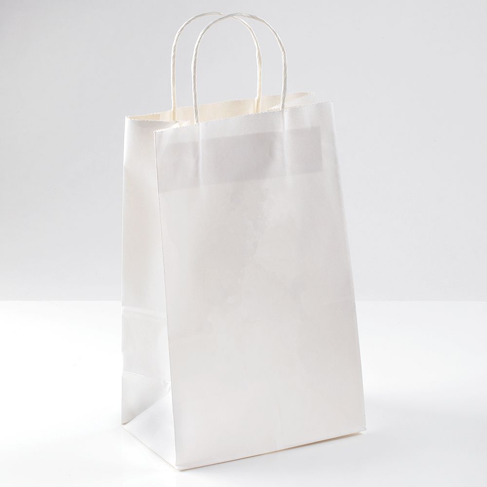 White Paper Tote 8Ct 7X11