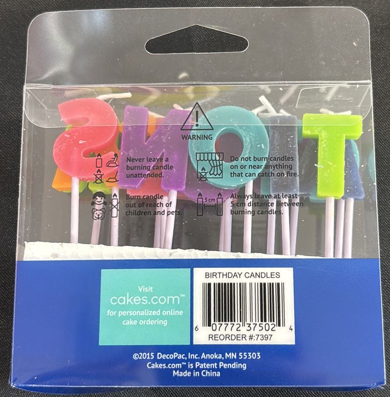 Congrats Letters Specialty Candles